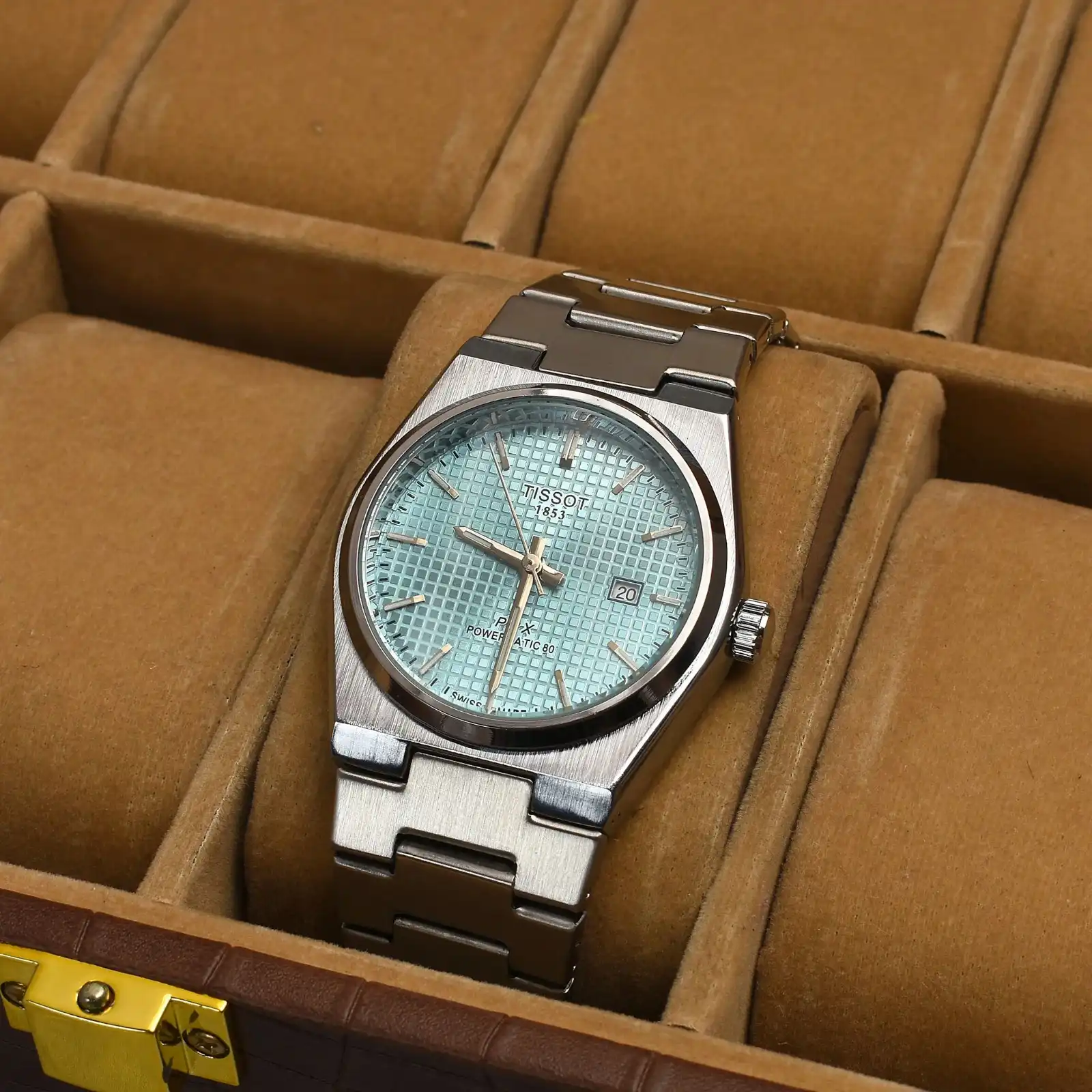 Tissot PRX Powermatic 80 Stainless Steel Watch � Silver/sky Dial